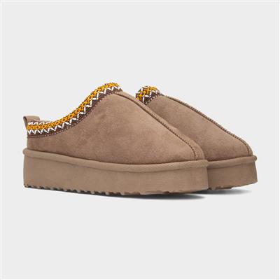 Claudia Girls Taupe Casual Shoe
