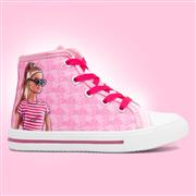 Barbie Kids Pink Hi Top Canvas (Click For Details)