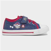 Paw Patrol Kids Navy Easy Fasten Canvas (Click For Details)
