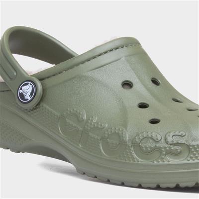 Baya Junior Army Green Warm Lined EVA Clog