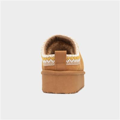 Claudia Girls Chestnut Casual Shoes