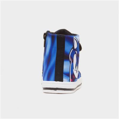 Akira Kids Blue Hi Top Canvas