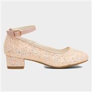 Buckle My Shoe Anse Kids Pink Glitter Party Shoe (Click For Details)