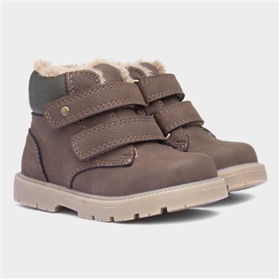 Liam Kids Brown Ankle Boot