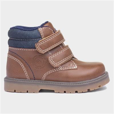 Lonnie Kids Brown Ankle Boot