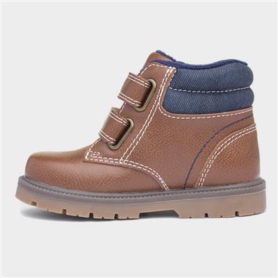Lonnie Kids Brown Ankle Boot