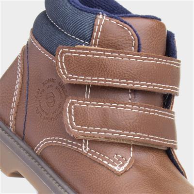 Lonnie Kids Brown Ankle Boot