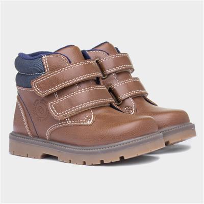 Lonnie Kids Brown Ankle Boot