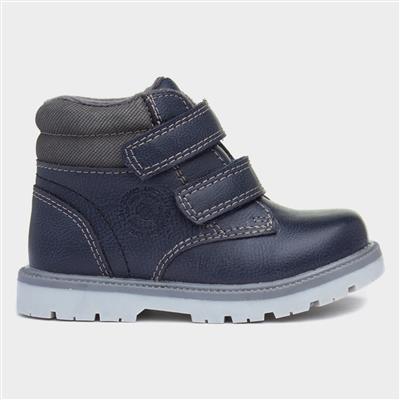 Lonnie Kids Navy Ankle Boot