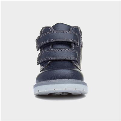 Lonnie Kids Navy Ankle Boot