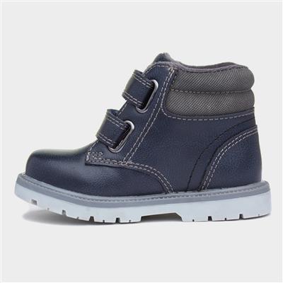 Lonnie Kids Navy Ankle Boot