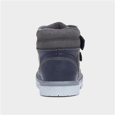 Lonnie Kids Navy Ankle Boot