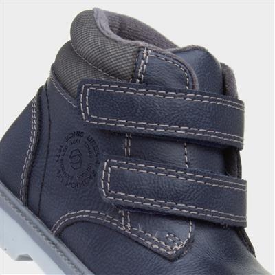 Lonnie Kids Navy Ankle Boot