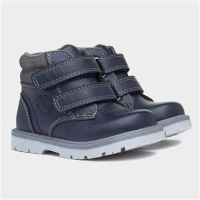 Lonnie Kids Navy Ankle Boot