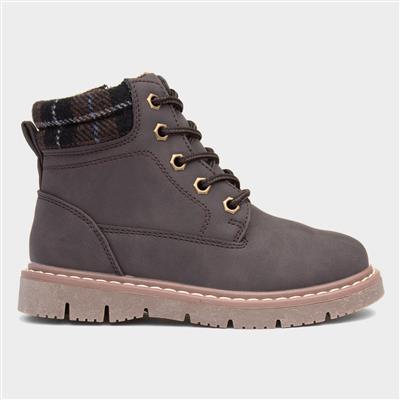 Jimmy Boys Brown Lace Up Boots