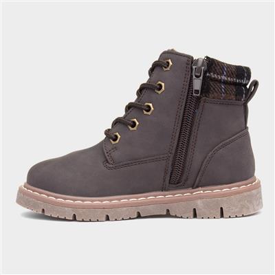 Jimmy Boys Brown Lace Up Boots