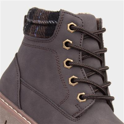 Jimmy Boys Brown Lace Up Boots