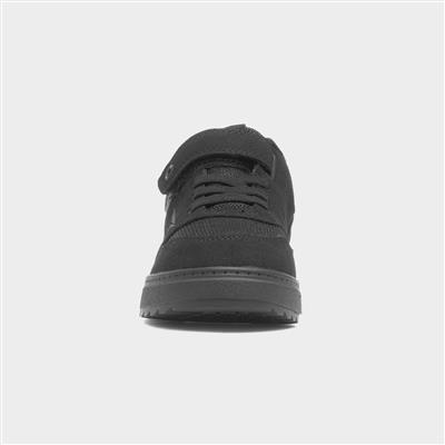 Alcaraz Kids Black Mesh Trainer