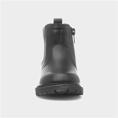 Jim Boys Black Chelsea Boot