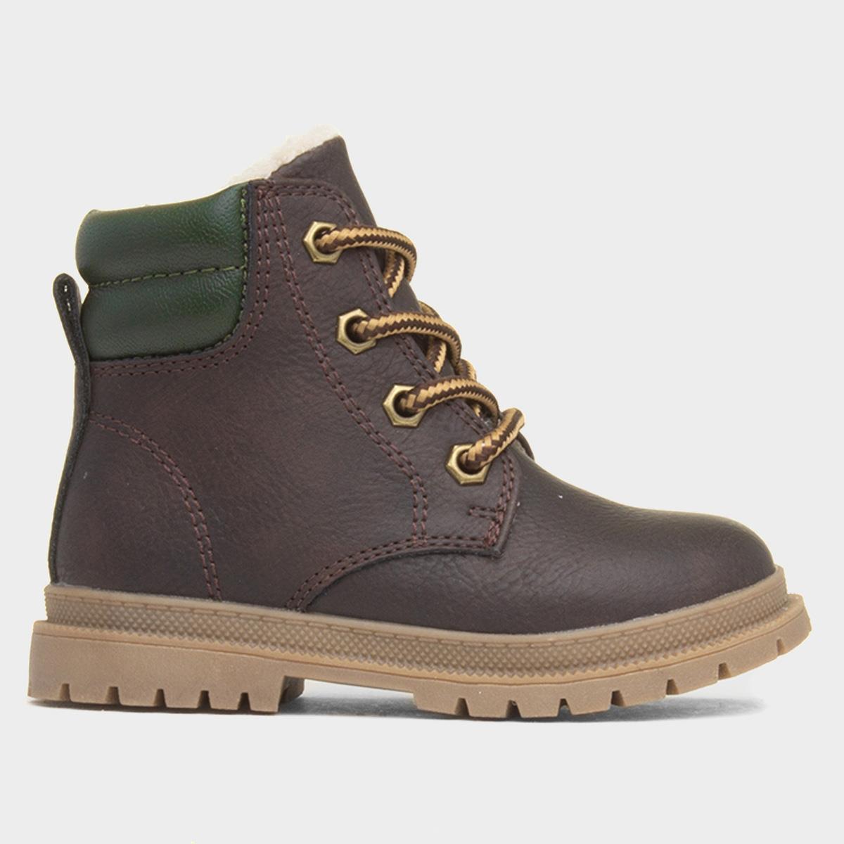 Logan Boys Brown Lace Up Boot