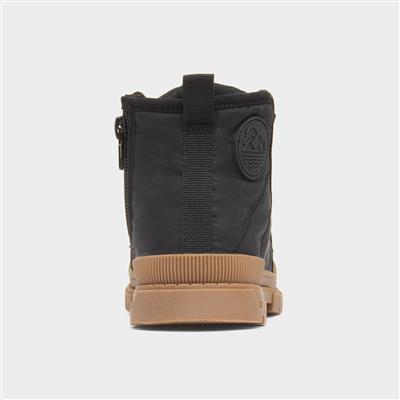 Jazz Boys Black Lace Up Boot