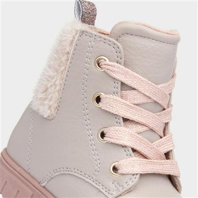 Lettie Girls Beige Ankle Boot