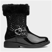 Walkright Lynn Kids Black Patent Ankle Boot (Click For Details)