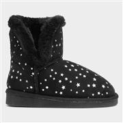 Walkright Floss Girls Black Faux Fur Lined Boot (Click For Details)