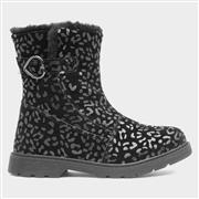Happy Bee Kids Black Heart Buckle Ankle Boot (Click For Details)