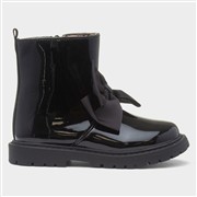 Walkright Elle Girls Black Bow Patent Boot (Click For Details)