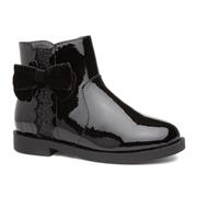 girls black ankle boots size 12