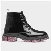Walkright Irma Girls Black Glitter Sole Boot (Click For Details)