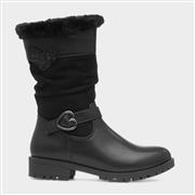 Walkright Candice Girls Black Zip Up Boot (Click For Details)