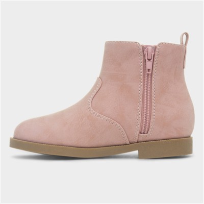 Candela Girls Pink Bow Ankle Boot
