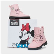 Minnie Mouse Pink Kids Character Lace Up Boot (Click For Details)