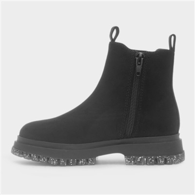 Girls Zip Up Ankle Boot