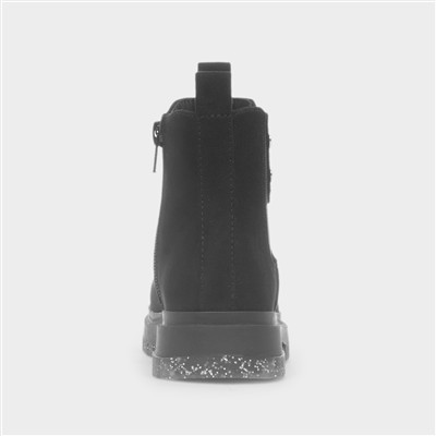 Girls Zip Up Ankle Boot