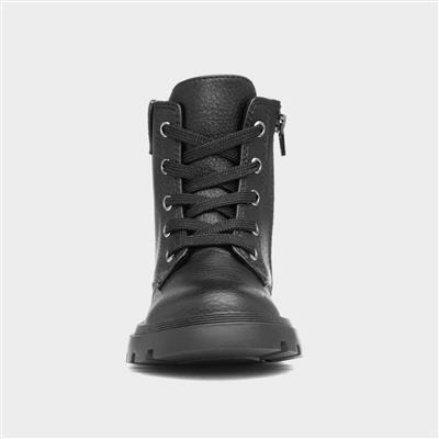 Leonora Kids Black Ankle Boot