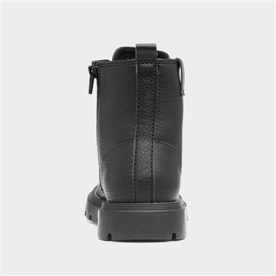 Leonora Kids Black Ankle Boot