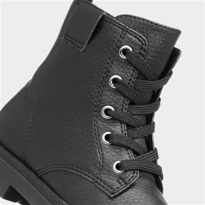 Leonora Kids Black Ankle Boot