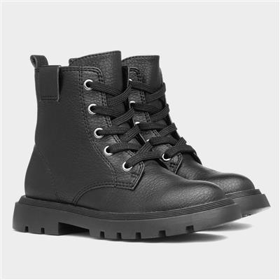 Leonora Kids Black Ankle Boot