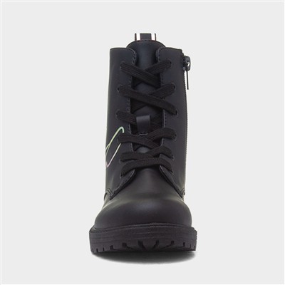 Kids Black Ankle Boot