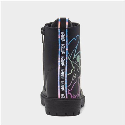 Kids Black Ankle Boot