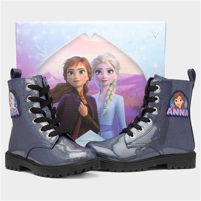 Kids Navy Ankle Boot