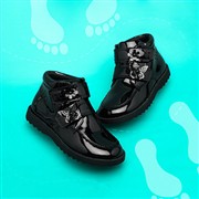 Walkright Demon Girls Black Patent Boot (Click For Details)