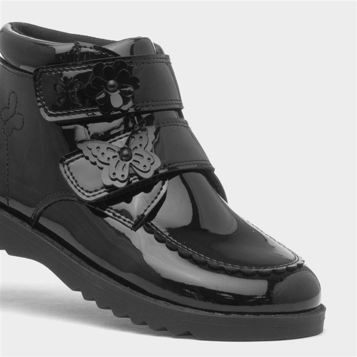 Demon Girls Black Patent Boot