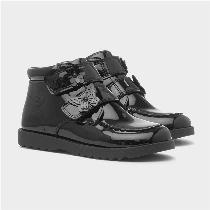 Demon Girls Black Patent Boot