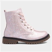 Lilley Junior Leanna Girls Pink Glitter Ankle Boot (Click For Details)