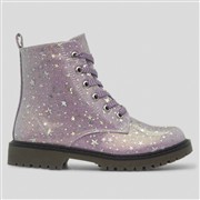 Walkright Willow Girls Purple Glitter Star Boot (Click For Details)