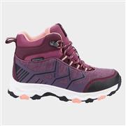 Cotswold Coaley Girls Purple Lace Up Hiking Boots (Click For Details)